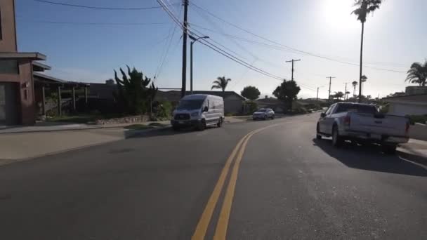 カリフォルニア州の道路ビューの観光映像の運転ポイント — ストック動画