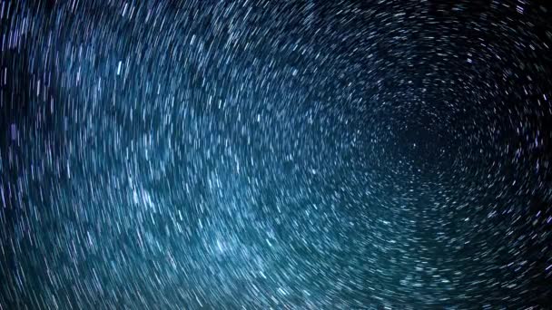 Star Trails North Stars Polaris Time Lapse Astro Photography — Stock video