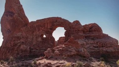 Kuzey Pencere Kemeri Utah 'tan Ulusal Park Kulesi Kemeri