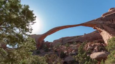 Arches Ulusal Parkı Kemer Zamanı Hızlandırılmış Utah