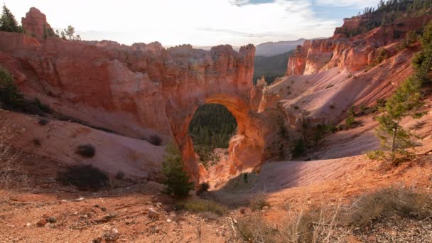 Malebné Záběry Krásného Bryce Canyon Spojené Státy — Stock video