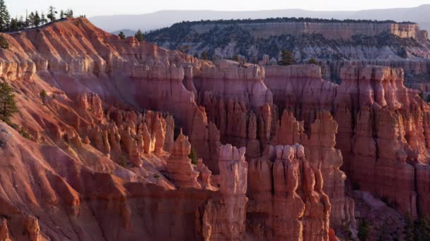 Riprese Sceniche Del Bellissimo Bryce Canyon Stati Uniti — Video Stock