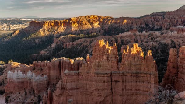 Scenic Footage Beautiful Bryce Canyon United States — Stock Video