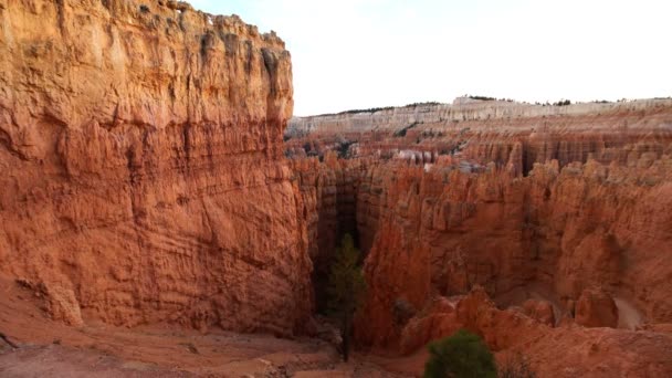 Bryce Canyon Wall Street Pôr Sol Utah — Vídeo de Stock