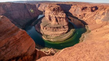 Büyük Kanyon At Nalı Bükme Zamanı Geçmiş Arizona