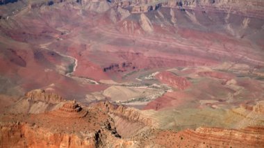 Büyük Kanyon Güney Rim Lipan Point Colorado Nehri Unkar Delta