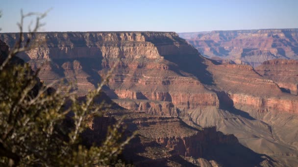 Grand Canyon South Rim Grand View Point — стоковое видео
