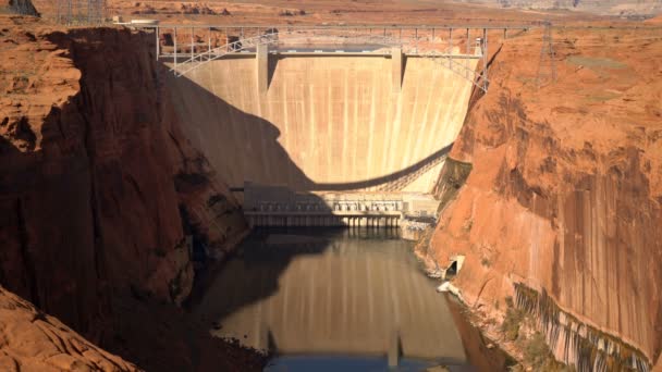 그랜드 캐니언 Upriver Colorado River Glen Canyon Dam Arizona — 비디오