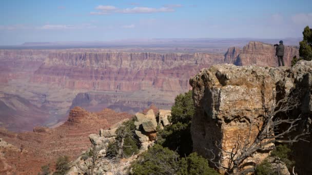 Grand Canyon South Rim Moran Point — Vídeos de Stock