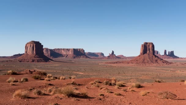 Monument Valley Artists Point Time Lapse Sydvästra Usa — Stockvideo