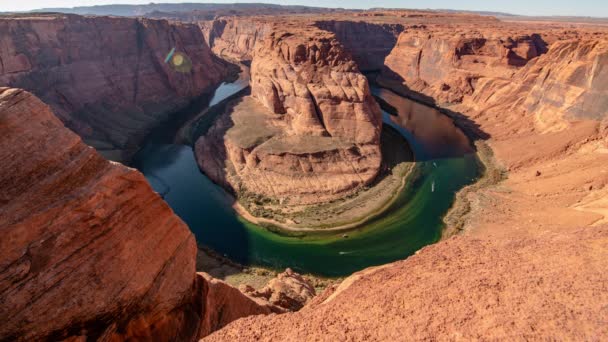 Gran Cañón Horseshoe Bend Time Lapse Arizona — Vídeo de stock