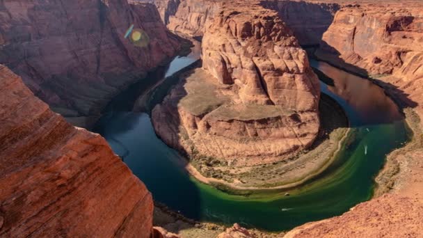 Büyük Kanyon Nalı Bükme Zamanı Geçmiş Arizona — Stok video