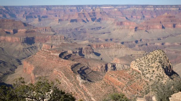 Grand Canyon South Rim Grand View Point Nagy Kanyon — Stock videók