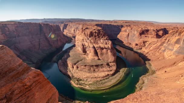 Büyük Kanyon Nalı Bükme Zamanı Geçmiş Arizona — Stok video