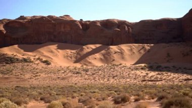 Monument Valley Sand Dunes Thunderbird Mesa Güneybatı ABD