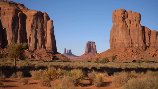 Monument Valley Finestra Nord Sud Ovest Usa — Video Stock