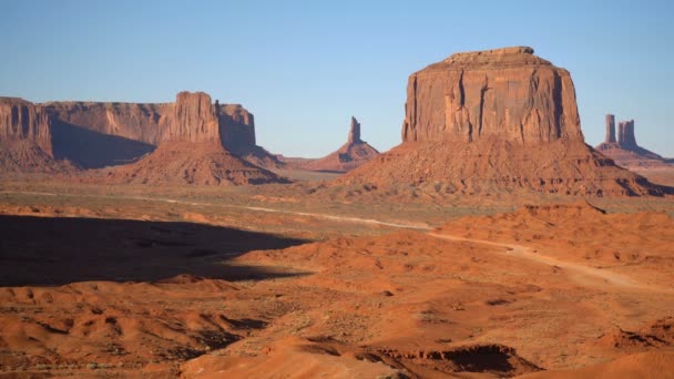 Monument Valley John Ford Point Südwest Usa — Stockvideo