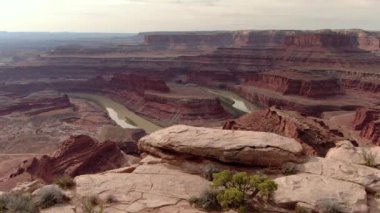 Ölü At Noktası Turna Colorado Nehri Utah ABD 'yi vurdu