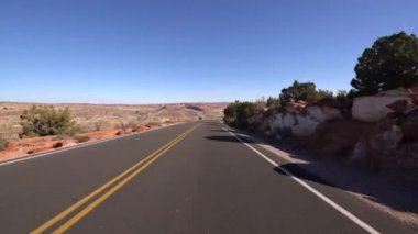 Arches Ulusal Parkı Sürücü Şablonu Utah ABD 23 Önbellek Vadisi