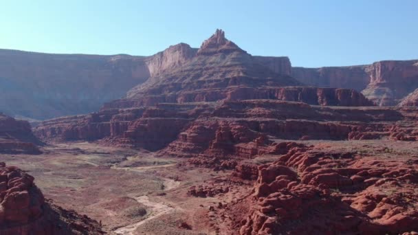 Formacja Dead Horse Point Rock Poza Stanowym Parkiem Utah Usa — Wideo stockowe