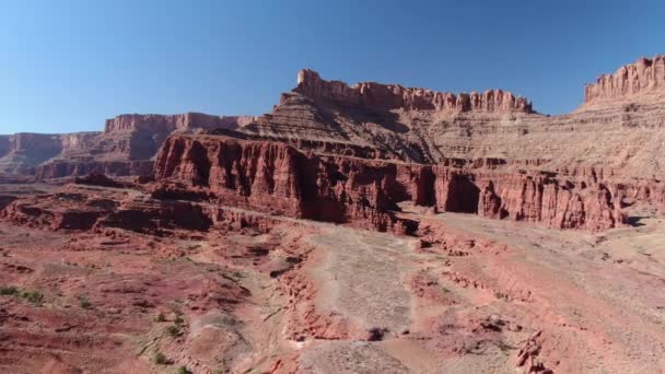 Dead Horse Point Rock Σχηματισμός Έξω Από State Park Γιούτα — Αρχείο Βίντεο
