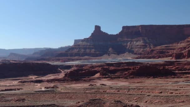 Dead Horse Point Potash Mine Aerial Shot Utah Verenigde Staten — Stockvideo