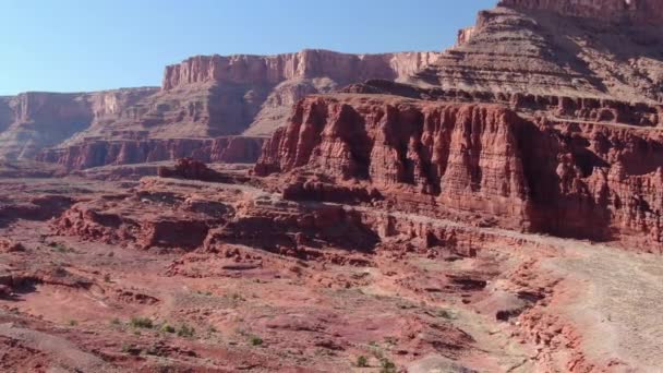 Dead Horse Point Rock Σχηματισμός Έξω Από State Park Γιούτα — Αρχείο Βίντεο