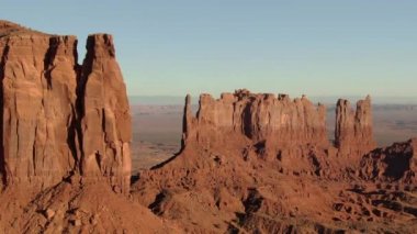 Monument Valley Brighams 'ın Posta Arabasının Mezarı Güneybatı ABD' de Vuruldu