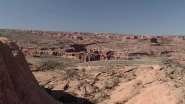 Nehrin yukarısında Büyük Kanyon Colorado Nehri Long Canyon Utah ABD 'de vuruldu.