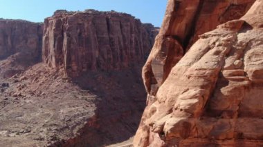 Utah Kanyonu 'nun nehrin yukarısındaki Büyük Kanyon Çekimi