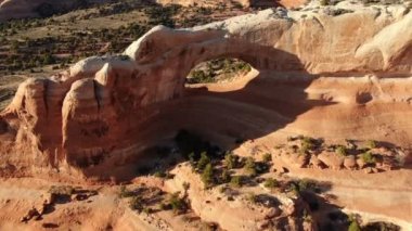 Utah ABD Kaya oluşumunun Wilson Arch Arch Fotoğrafı