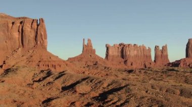 Monument Valley Brighams 'ın Posta Arabasının Mezarı Güneybatı ABD' de Vuruldu