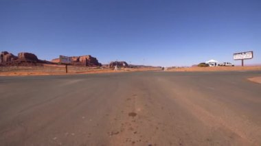Monument Valley Sürücü Şablonu Güneybatı ABD 16. Otoyol 163.