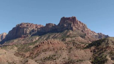 Zion Ulusal Parkı Bekçisi Springdale 'den Hava Çekimi Ulusal Park' ın dışında çekildi