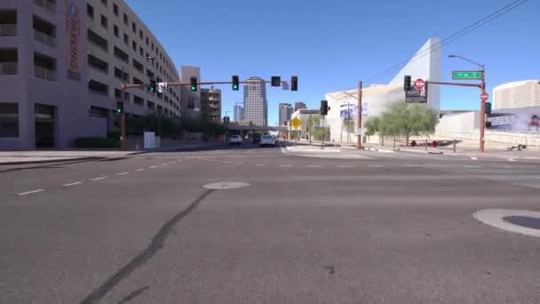 Phoenix Arizona Plantilla Conducción Downtown Washington — Vídeo de stock