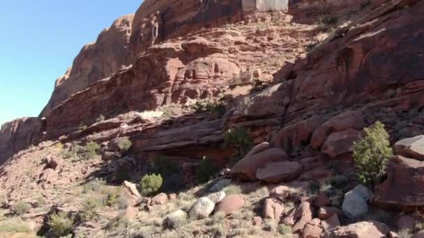 Grand Canyon Utah Vanuit Lucht Neergeschoten Colorado River Poison Spider — Stockvideo