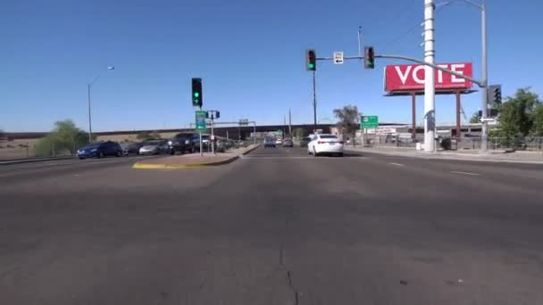 Phoenix Arizona Modelo Condução Thomas Road Freeway — Vídeo de Stock