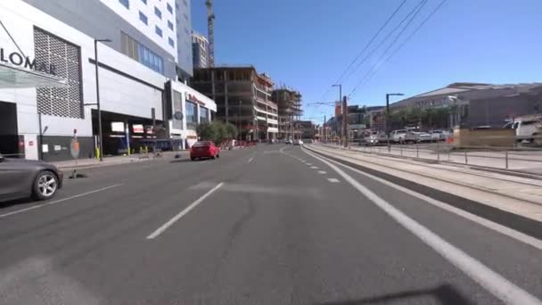 Phoenix Arizona Plantilla Conducción Downtown Jefferson — Vídeos de Stock