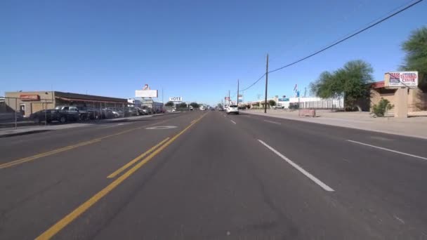 凤凰城亚利桑那州驾驶模板托马斯路31号 — 图库视频影像