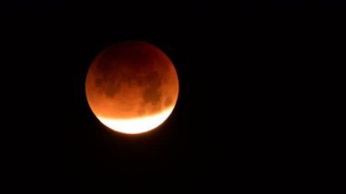 Toplam Ay tutulması 2018 Süper Mavi Kanlı Ay Hızlandırılmış Astrofotoğrafçılık