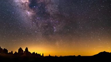 Samanyolu Galaksisi Güney Gökyüzü 35mm Akvaryumlar Meteor Yağmuru 2019 Gündoğumu Trona Zirveleri Kaliforniya