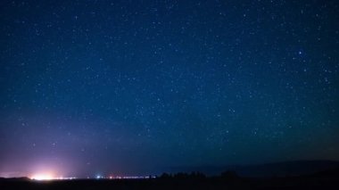 Samanyolu Galaksisi Kuzey Gökyüzü 24 mm Akvaryumlar Meteor yağmuru 2019 Trona Zirveleri Kaliforniya ABD
