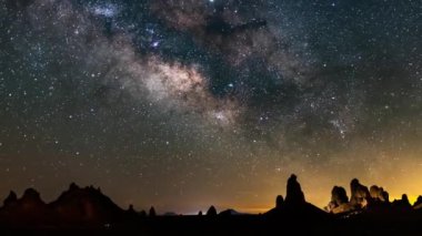 Samanyolu Galaksisi Güneydoğu Gökyüzü 35 mm Akvaryumlar Meteor Yağmuru 2019 Trona Zirveleri Kaliforniya