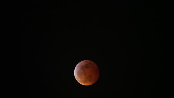 Összesen Holdfogyatkozás 2019 Super Blood Wolf Moon Time Lapse asztrofotózás