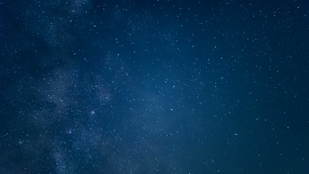 Perseid Meteor Douche Milky Way Time Lapse Closeup Trona Pinnacles — Stockvideo