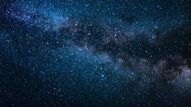 Samanyolu Galaksisi Kuzeydoğu Gökyüzü Akvaryumlar Meteor Yağmuru 2019 Gündoğumu Galaksi — Stok video