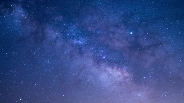 Молочний Шлях Галактика Час Лапс Південно Східний Телескоп — стокове відео