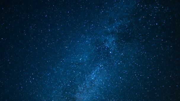Summer Milky Way Perseid Meteor Shower Trona Pinnacles California Usa — стокове відео