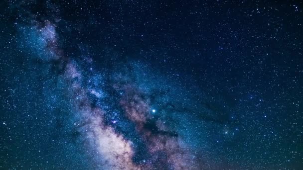 Milky Way Galaxy South Sky 35Mm Aquarids Meteor Shower 2019 — Stock Video