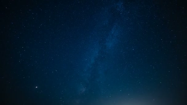 은하수 Perseid Meteor Shower Trona Pinnacles California Usa — 비디오